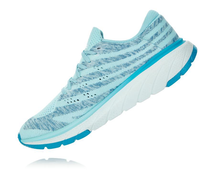 Hoka One One Womens Walking Shoes - Cavu 3 - Blue - CLOP60475